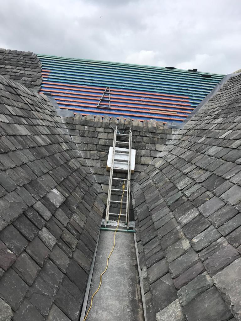 Swithland slate roofing